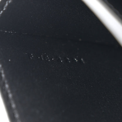 Celine Shiny Calfskin Triomphe Busincess Card Holder Black 8 of 9