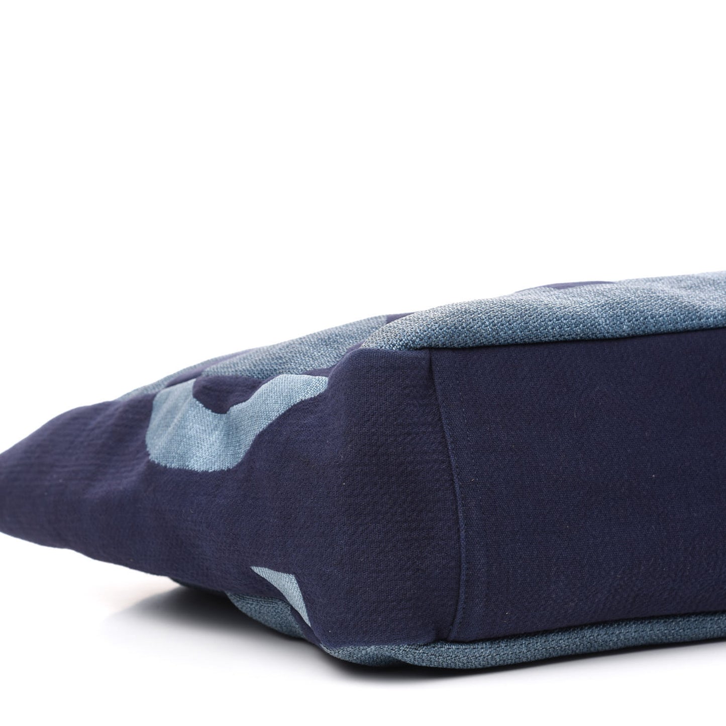 Canvas Large Shopping Tote Dark Blue