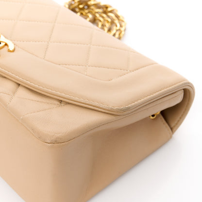 Chanel Lambskin Quilted Small Single Flap Beige 12 of 14