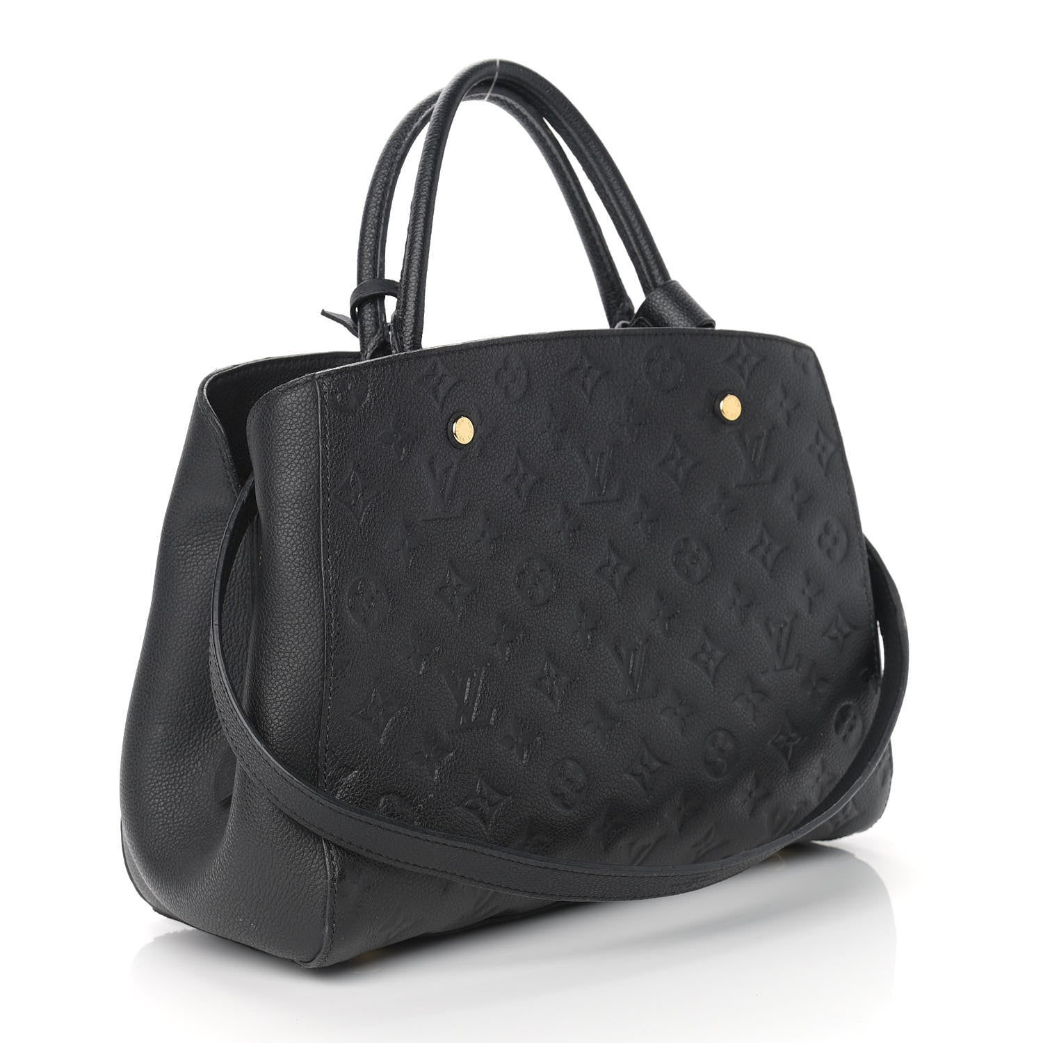 Louis Vuitton Empreinte Montaigne MM Black 3 of 10