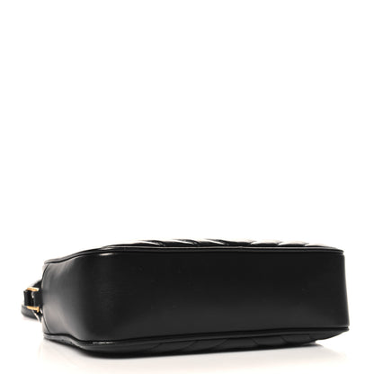 Saint Laurent Calfskin Matelasse Monogram Lou Camera Bag Black 4 of 11