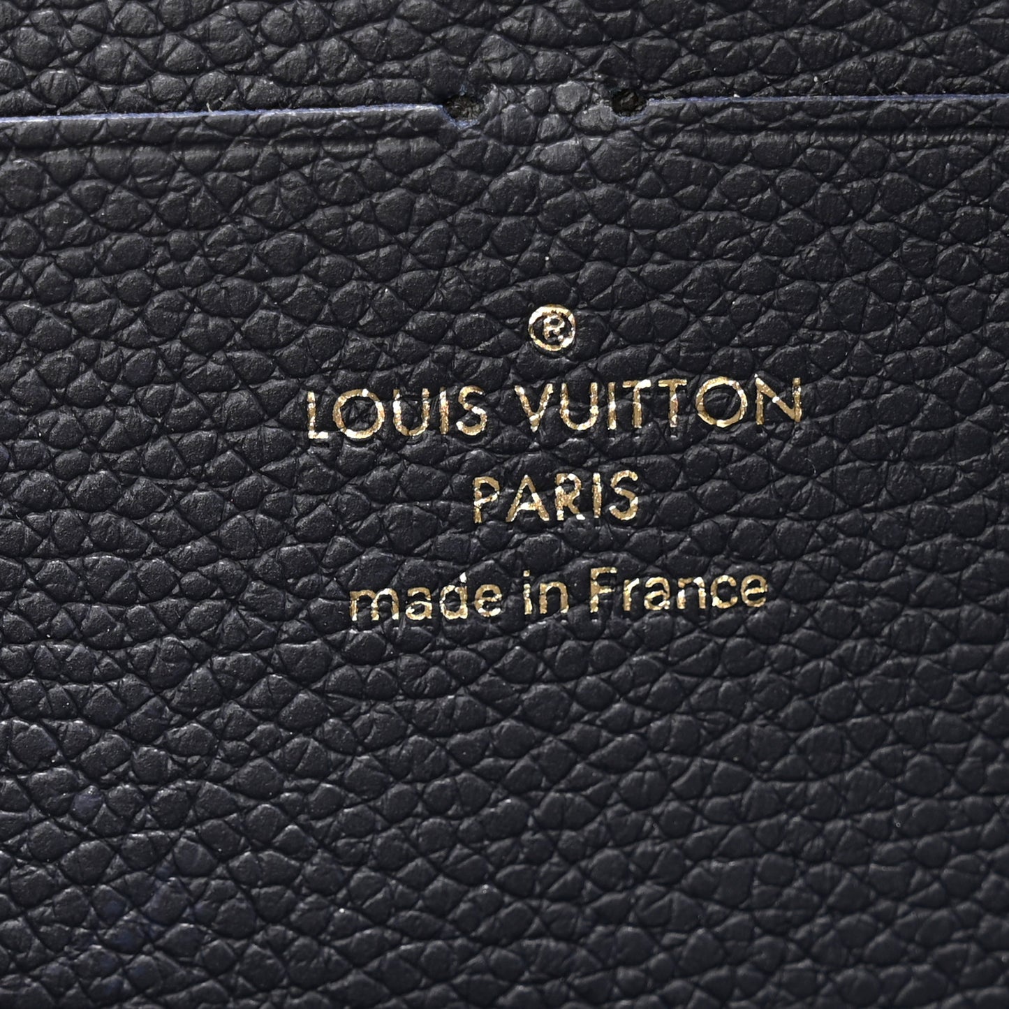 Empreinte Clemence Wallet Marine Rouge
