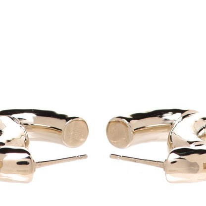 Chanel Metal Large CC Earrings Light Gold 3 of 5