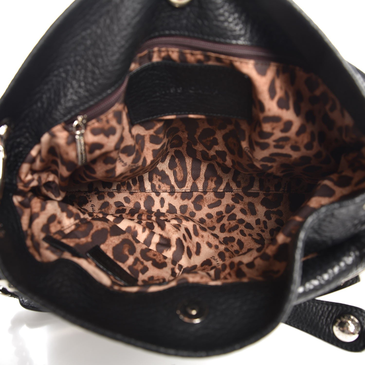 Dolce & Gabbana Calfskin Miss Camp Shoulder Bag Black 6 of 8