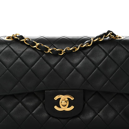 Chanel Lambskin Quilted Small Double Flap Black 8 of 10