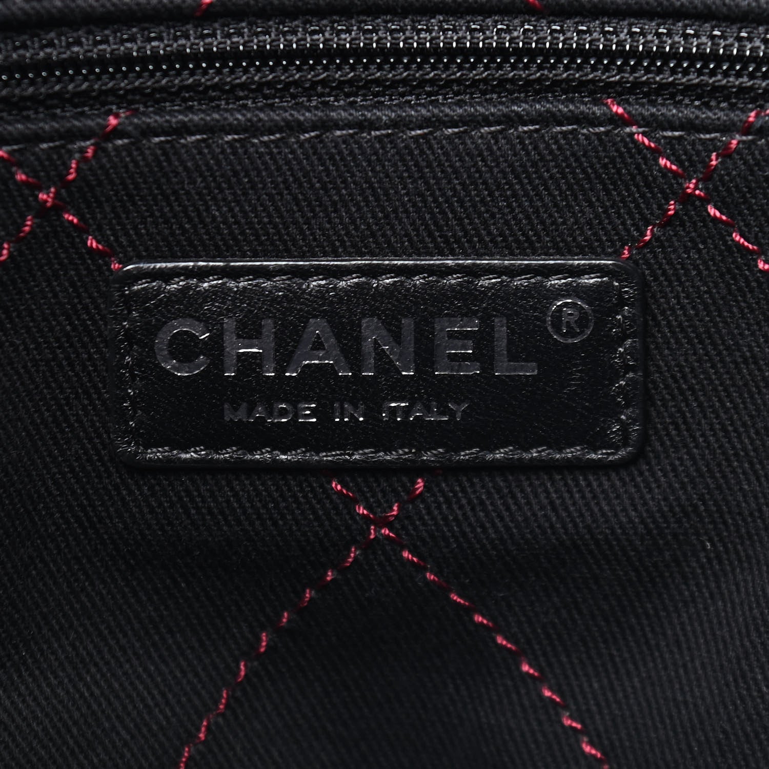 Chanel Grained Calfskin Shopping Fever Tote Red 5 of 8