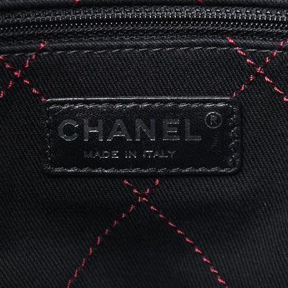 Chanel Grained Calfskin Shopping Fever Tote Red 5 of 8