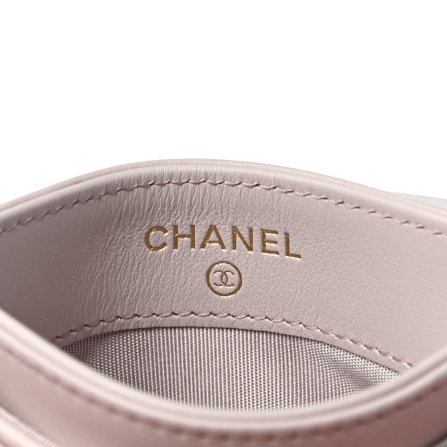 Chanel Lambskin Quilted Chanel 19 Card Holder Light Purple 5 of 7