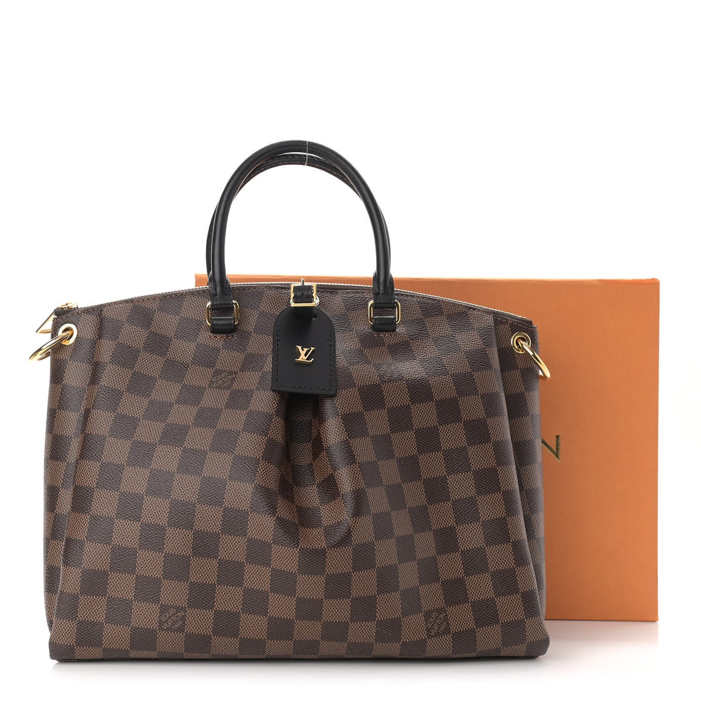 Damier Ebene Odeon Tote MM Black