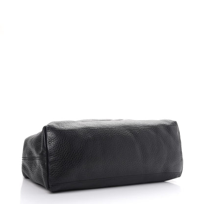 Gucci Pebbled Calfskin Medium Soho Chain Shoulder Bag Black 4 of 7