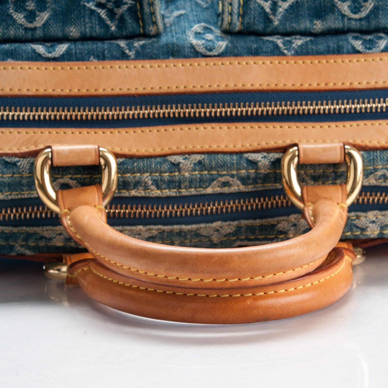 Louis Vuitton Monogram Denim Neo Speedy Blue 7 of 8