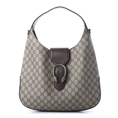 Gucci GG Supreme Monogram Medium Dionysus Hobo Beige New Acero 1 of 13