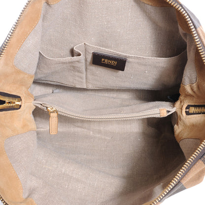 Fendi Pequin Cuoio Vegetale 2Bag Tobacco Cuoio Miele Vacchetta 6 of 9