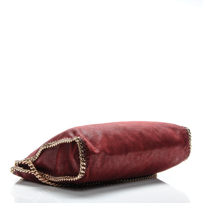 Stella McCartney Faux Leather Small Shaggy Deer Falabella Plum 4 of 8