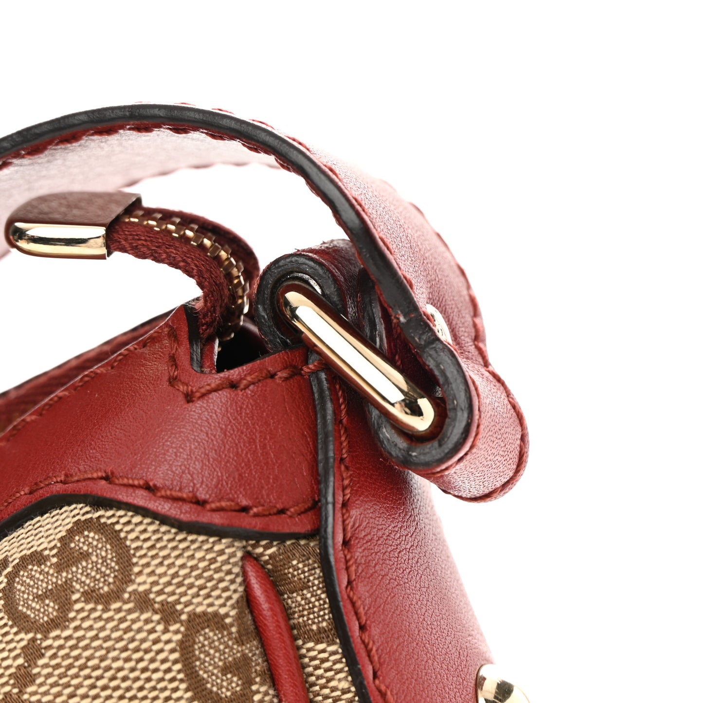 Monogram Medium Sukey Hobo Red