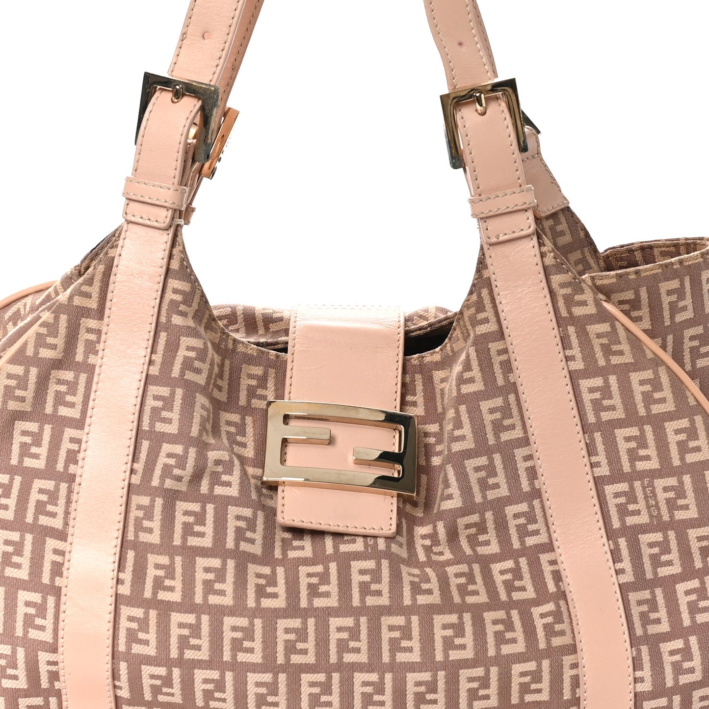 Zucchino Vitello Shoulder Bag Cipria Teint