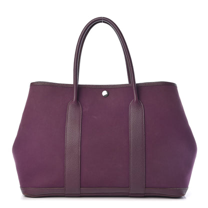 Hermes Toile Negonda Garden Party Tote 36 MM Cassis 1 of 20