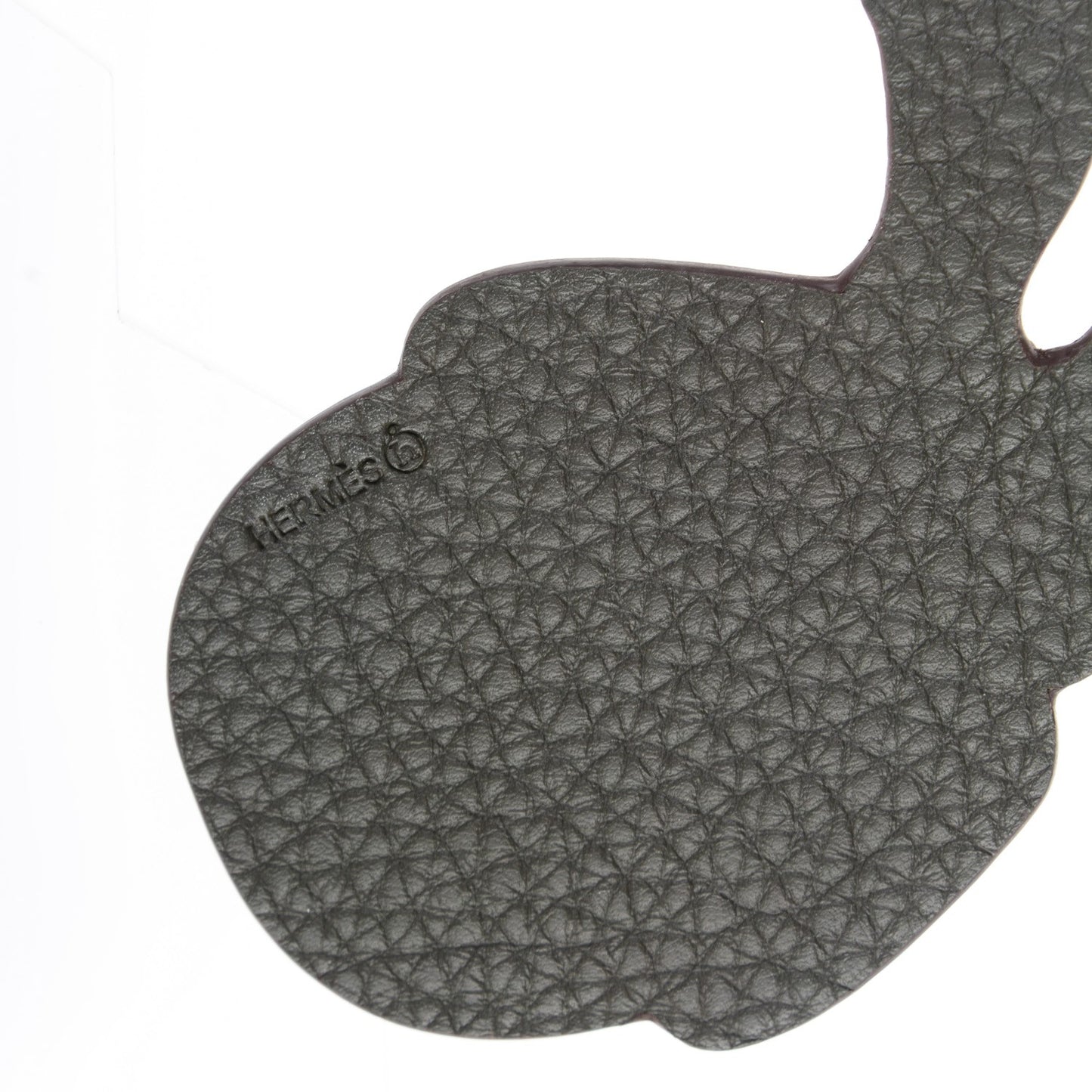 Togo Epsom Petit H Snowman Bag Charm Bougainvillea Vert De Gris