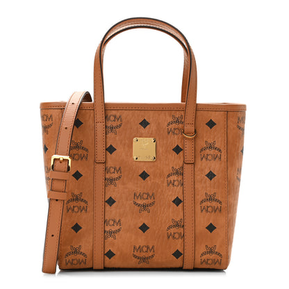MCM Visetos Mini Aren Tote Cognac 1 of 9