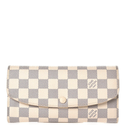 Louis Vuitton Damier Azur Emilie Wallet 1 of 9