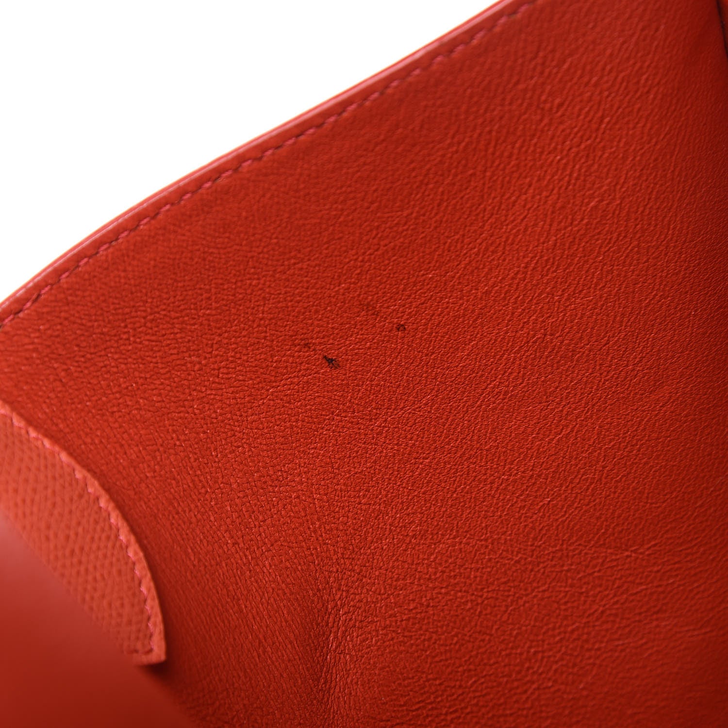 Celine Grained Calfskin Medium Phantom Luggage Coral 14 of 19