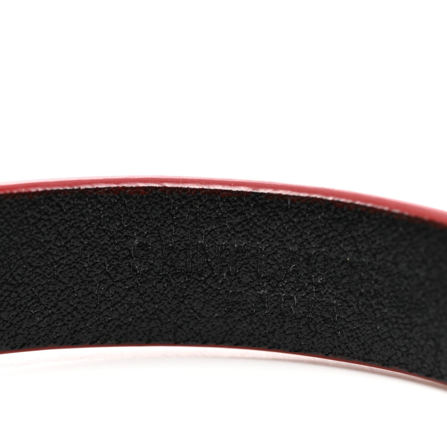 Saint Laurent Lambskin Opyum Bracelet M Rouge Eros 5 of 6