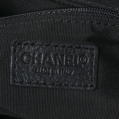 Chanel Calfskin Wild Stitch Vertical Top Handle Bag Black 6 of 10