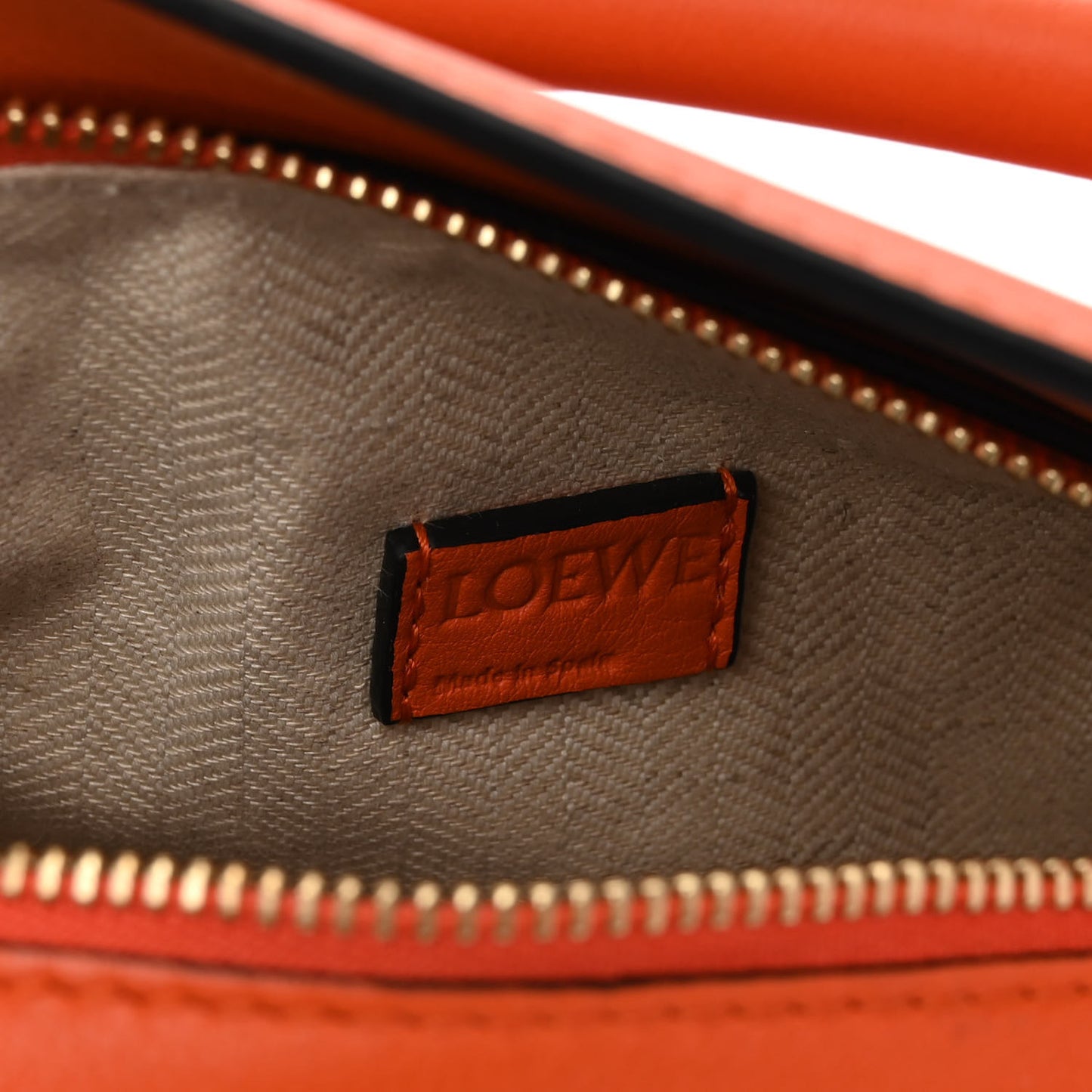 Calfskin Mini Puzzle Bag Orange