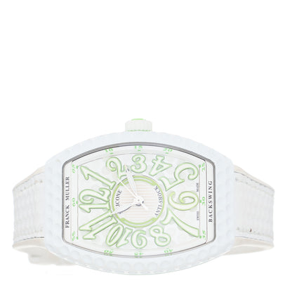 Franck Muller Stainless Steel Rubber 32mm Vanguard Golf Automatic Watch White V32SCATFO 2 of 4