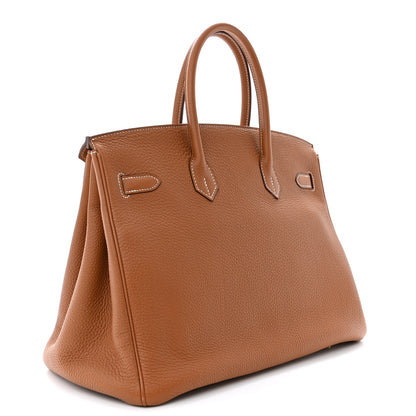 Hermes Togo Birkin 35 Gold 2 of 10