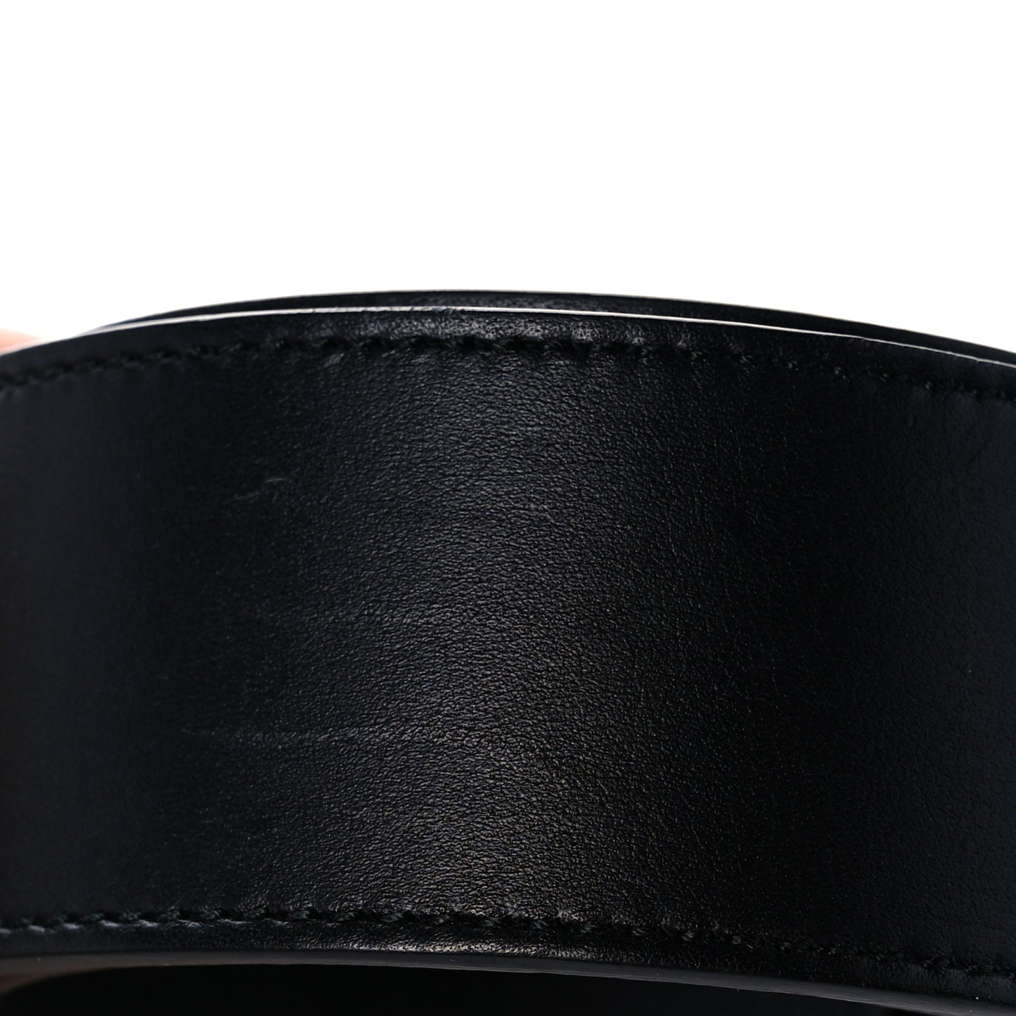 Calfskin Crystal Double G 40mm Belt 80 32 Black Multicolor