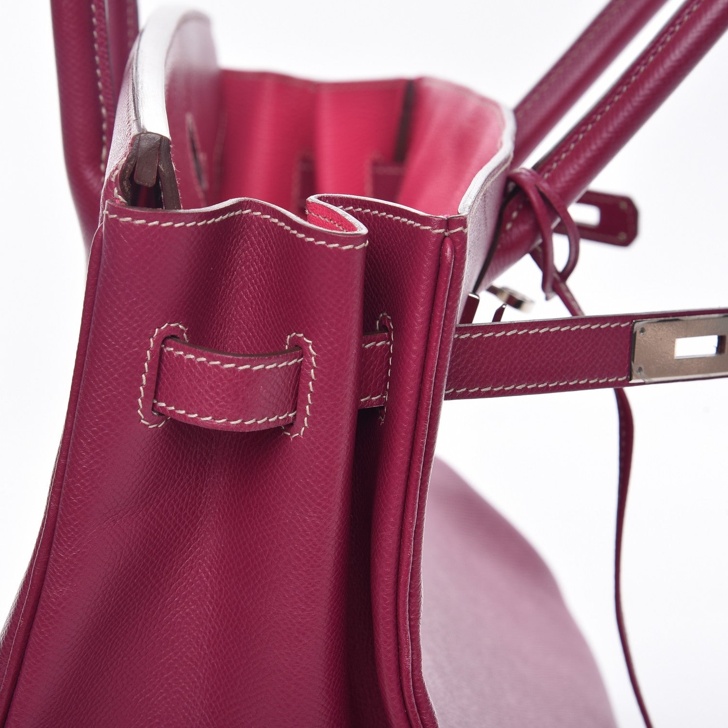 Hermes Epsom Birkin 35 Tosca Rose Tyrien 13 of 31