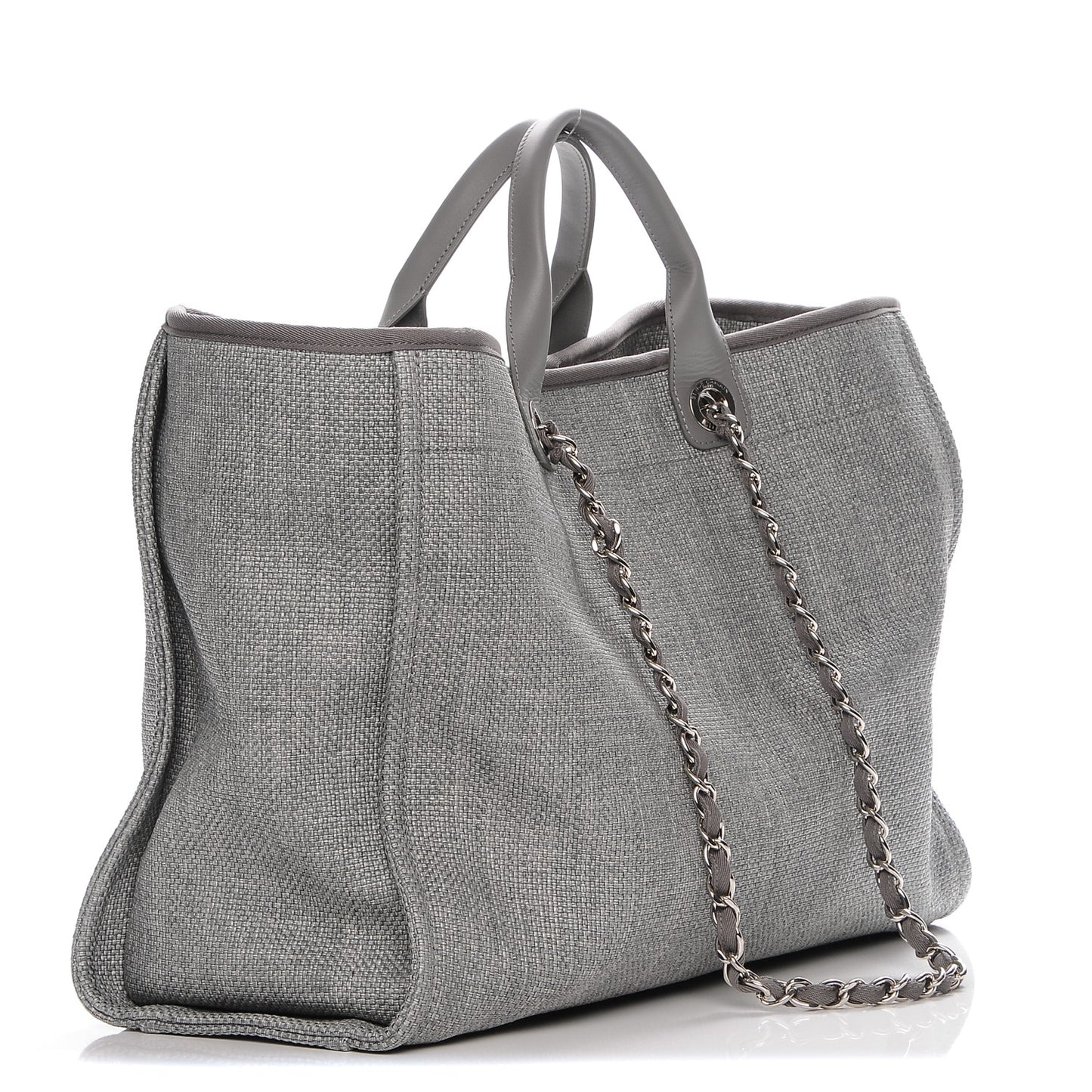 Canvas Large Deauville Tote Grey