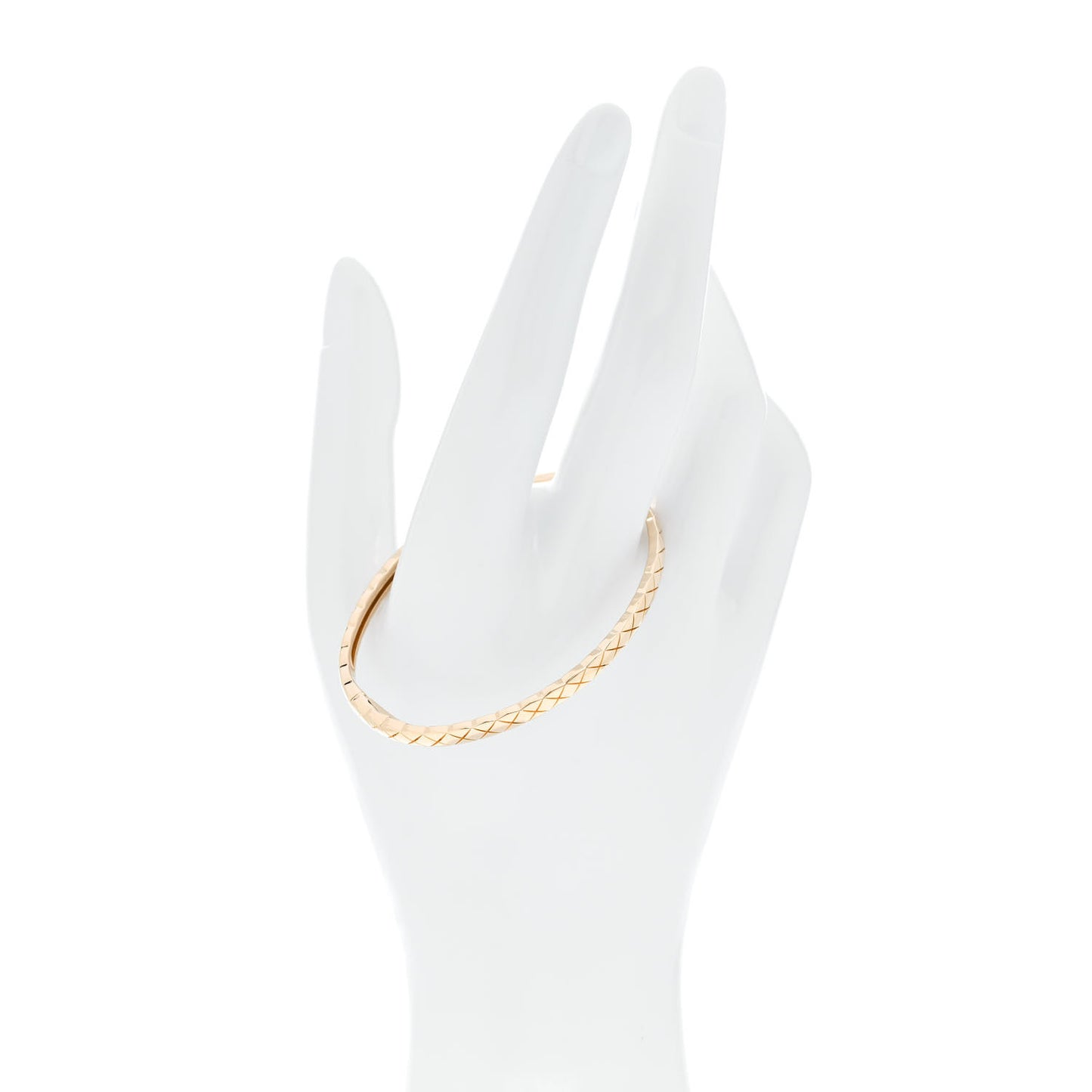 18K Yellow Gold Mini Coco Crush Bangle Bracelet S
