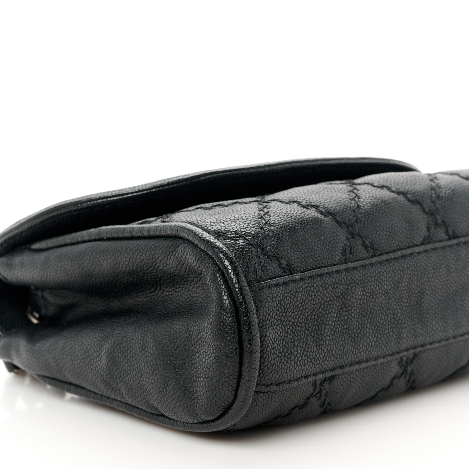 Chanel Caviar Stitched Small Flap Black 9 of 10