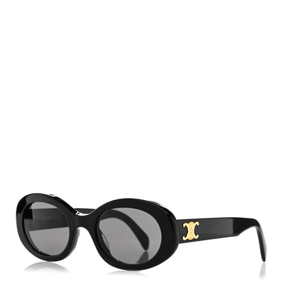 Celine Acetate Triomphe 01 Sunglasses CL 40194U Black 1 of 7