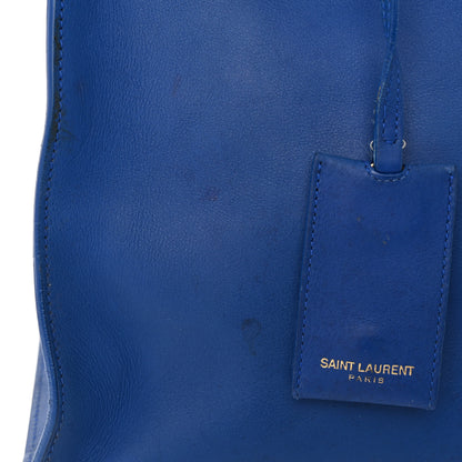 Saint Laurent Calfskin Small Classic Y Cabas Royal Blue 11 of 18