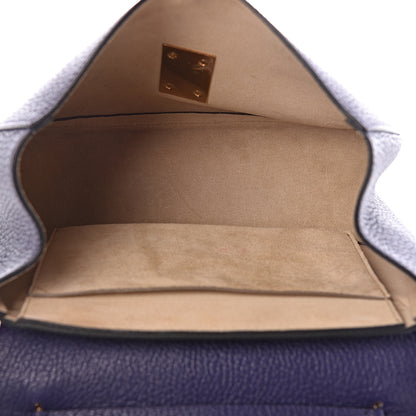 Chloe Grained Lambskin Mini Drew Shoulder Bag Royal Navy 5 of 11