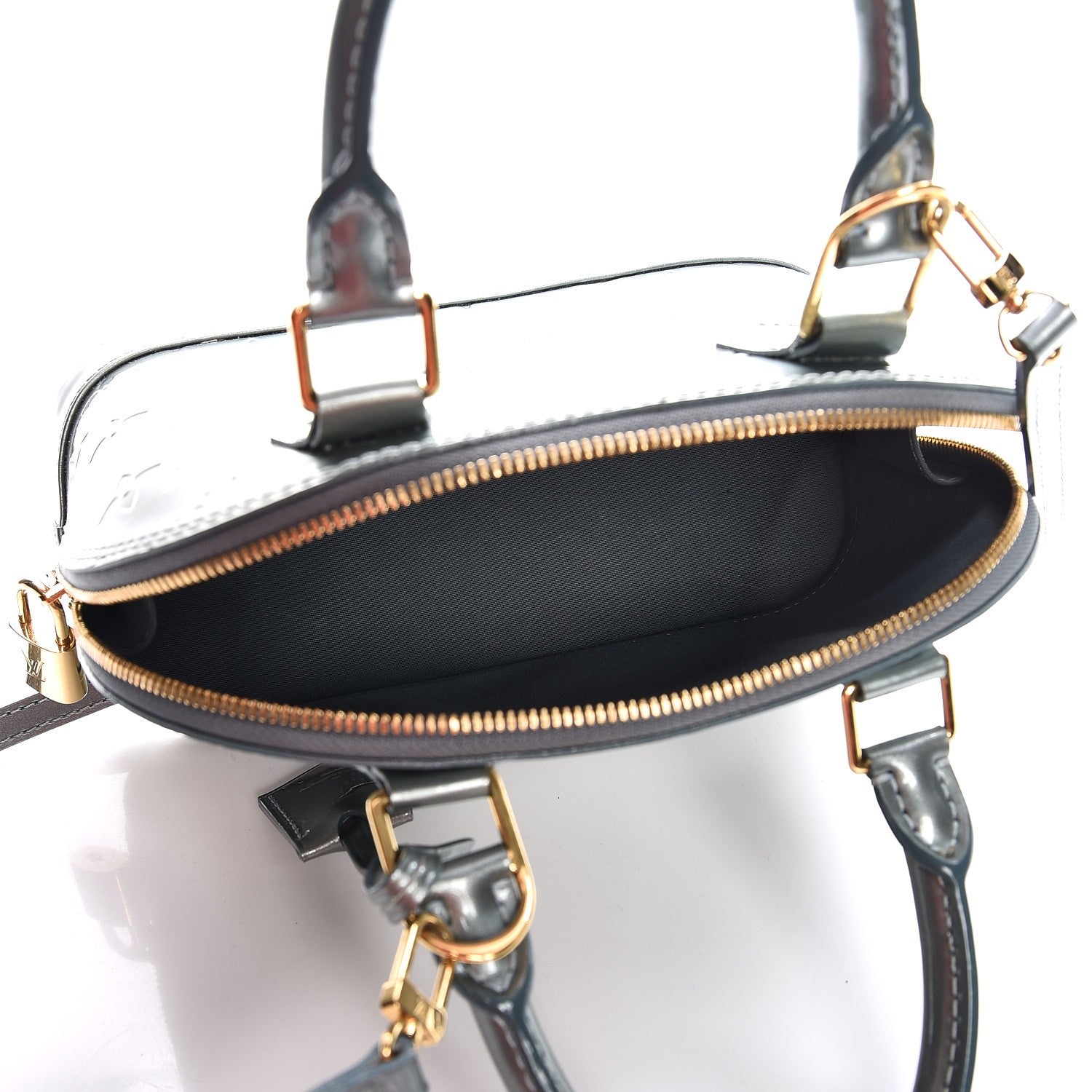 Louis Vuitton Vernis Alma BB Givre 6 of 10