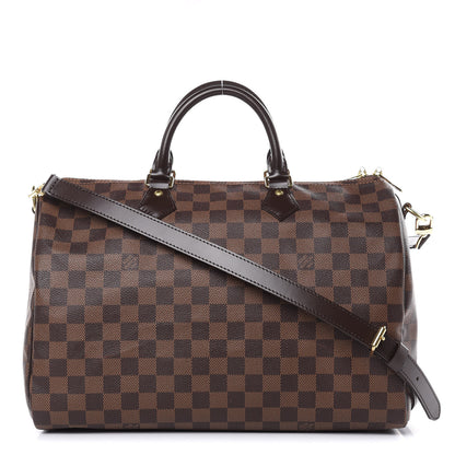 Louis Vuitton Damier Ebene Speedy Bandouliere 35 1 of 13