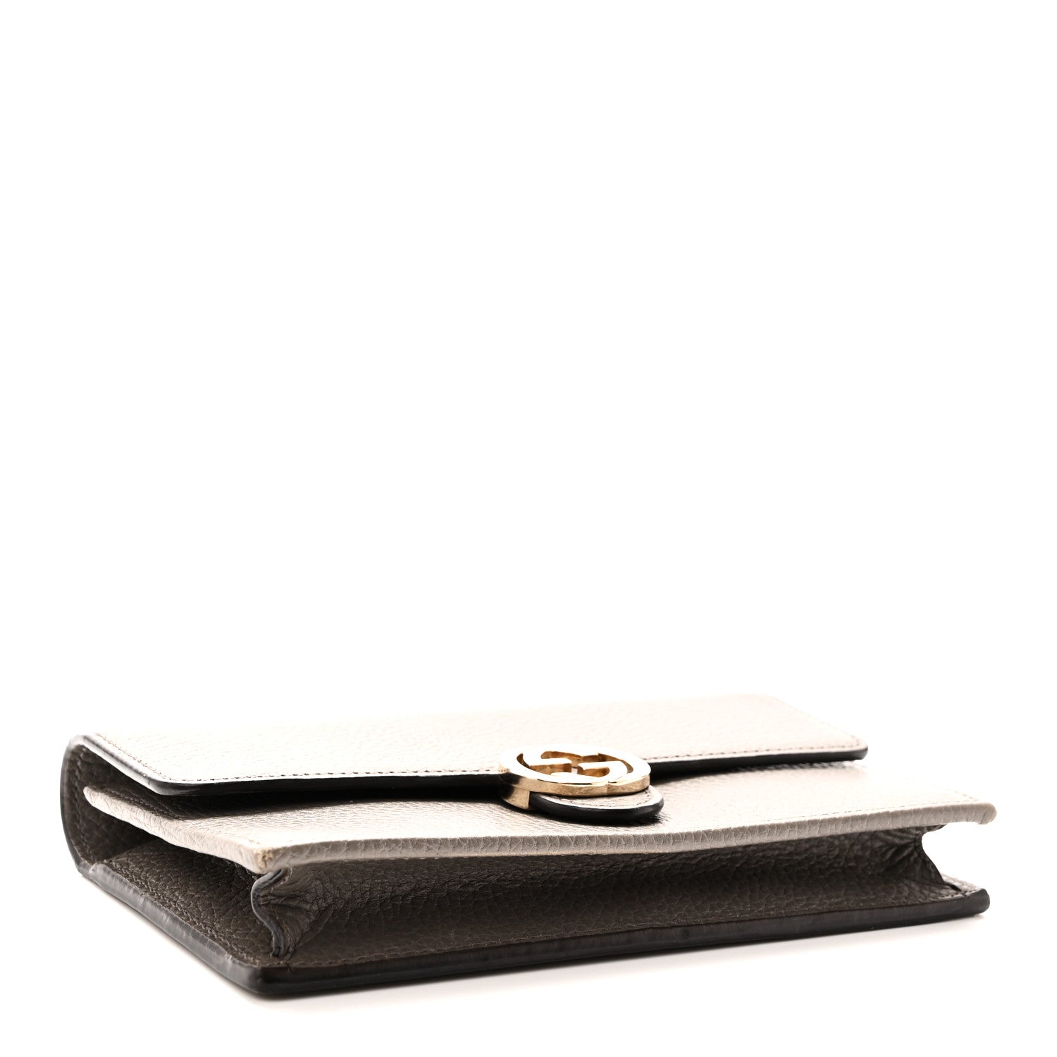 Gucci Dollar Calfskin Interlocking G Chain Wallet Loess 4 of 10