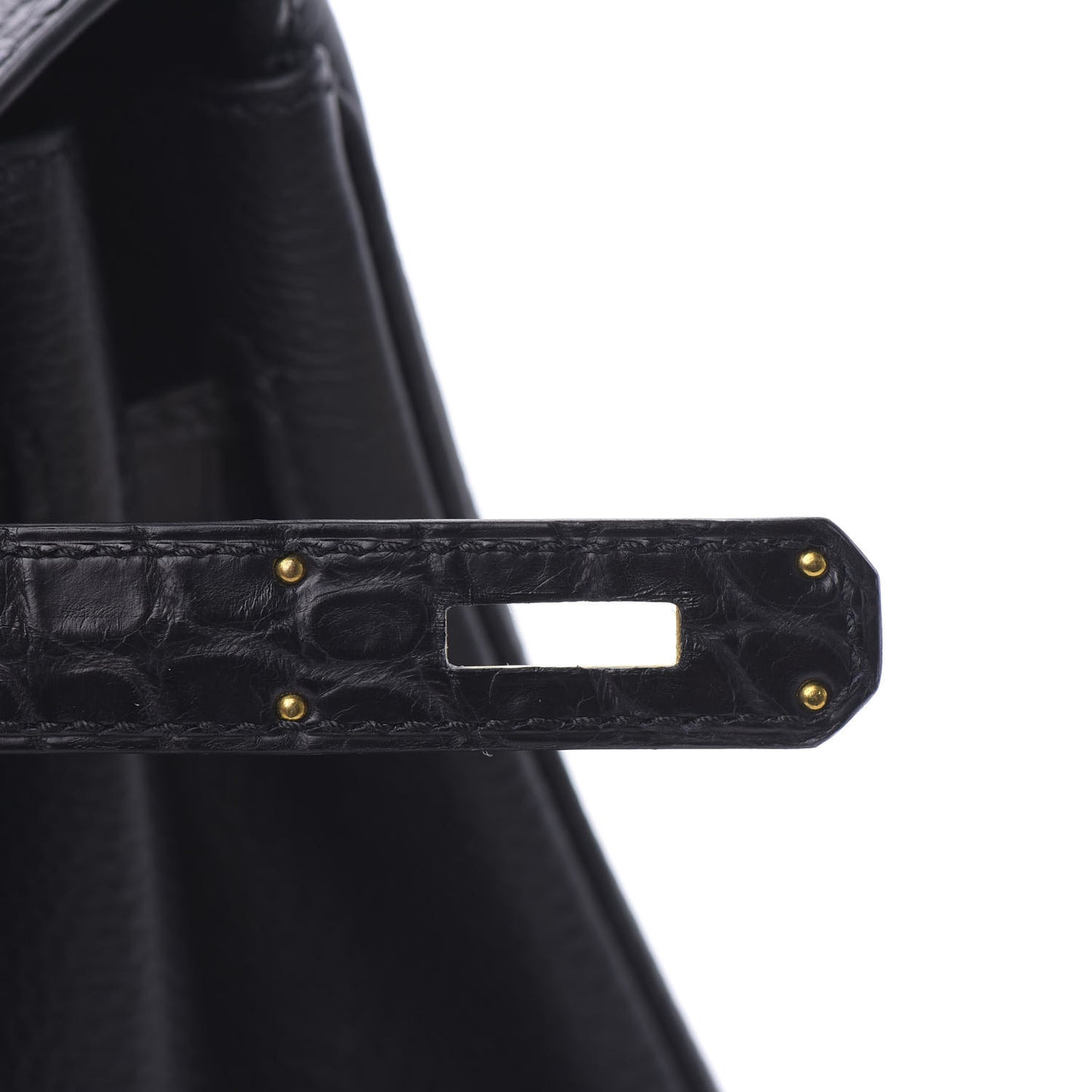 Togo Matte Alligator Birkin Touch 30 Black
