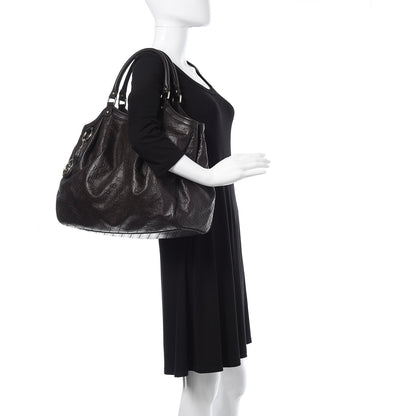 Gucci Guccissima Vitello Tender Large Sukey Tote Testa di Moro 2 of 10