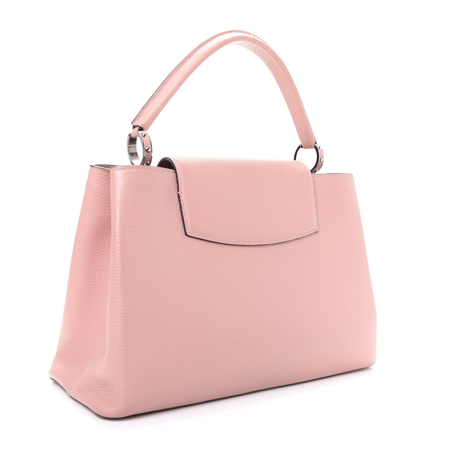 Louis Vuitton Taurillon Capucines MM Magnolia 3 of 10
