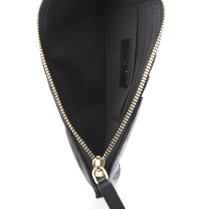 Chanel Caviar Quilted French New Wave Flat Wallet Pouch Black 5 of 8