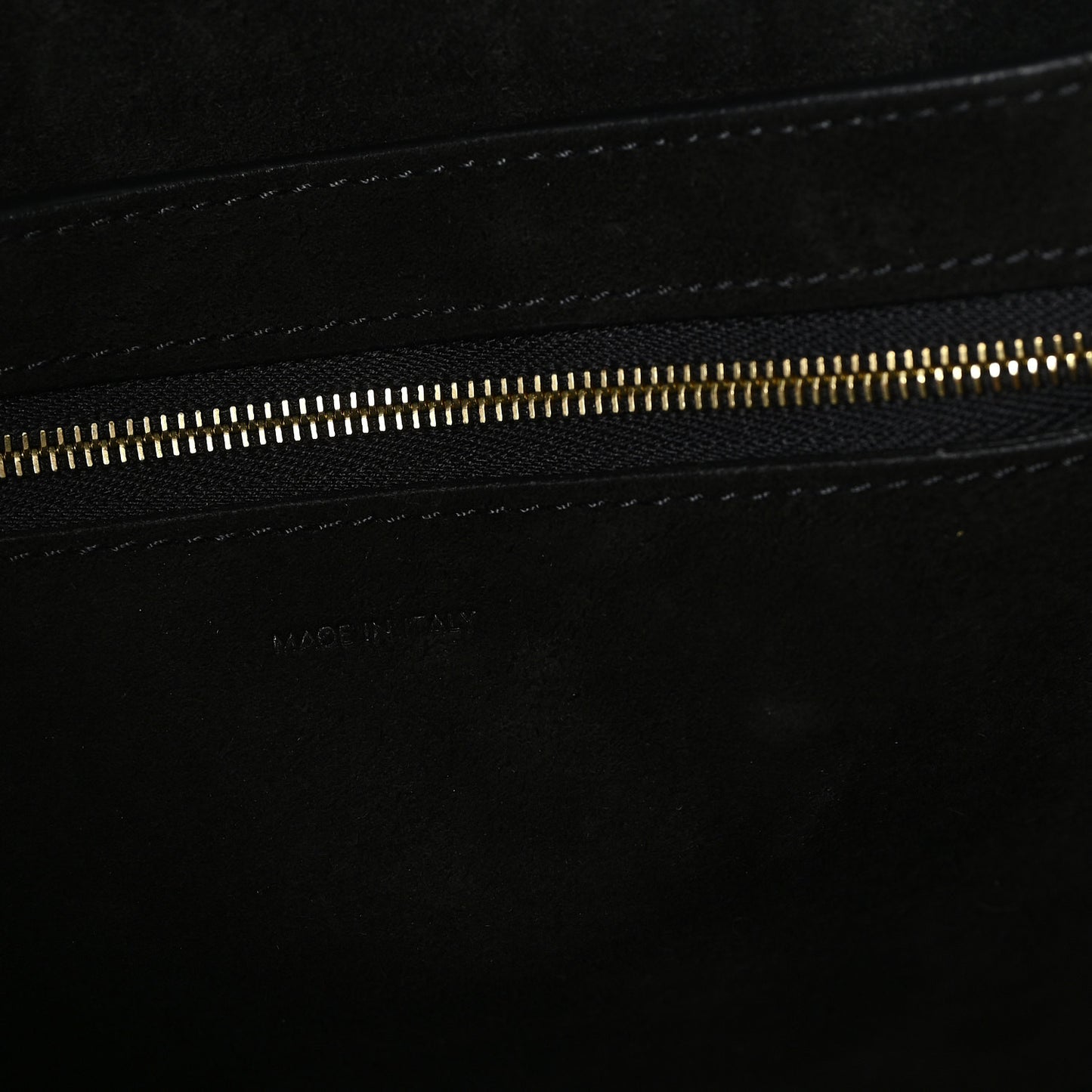 Soft Grained Calfskin Sangle Bucket Bag Black