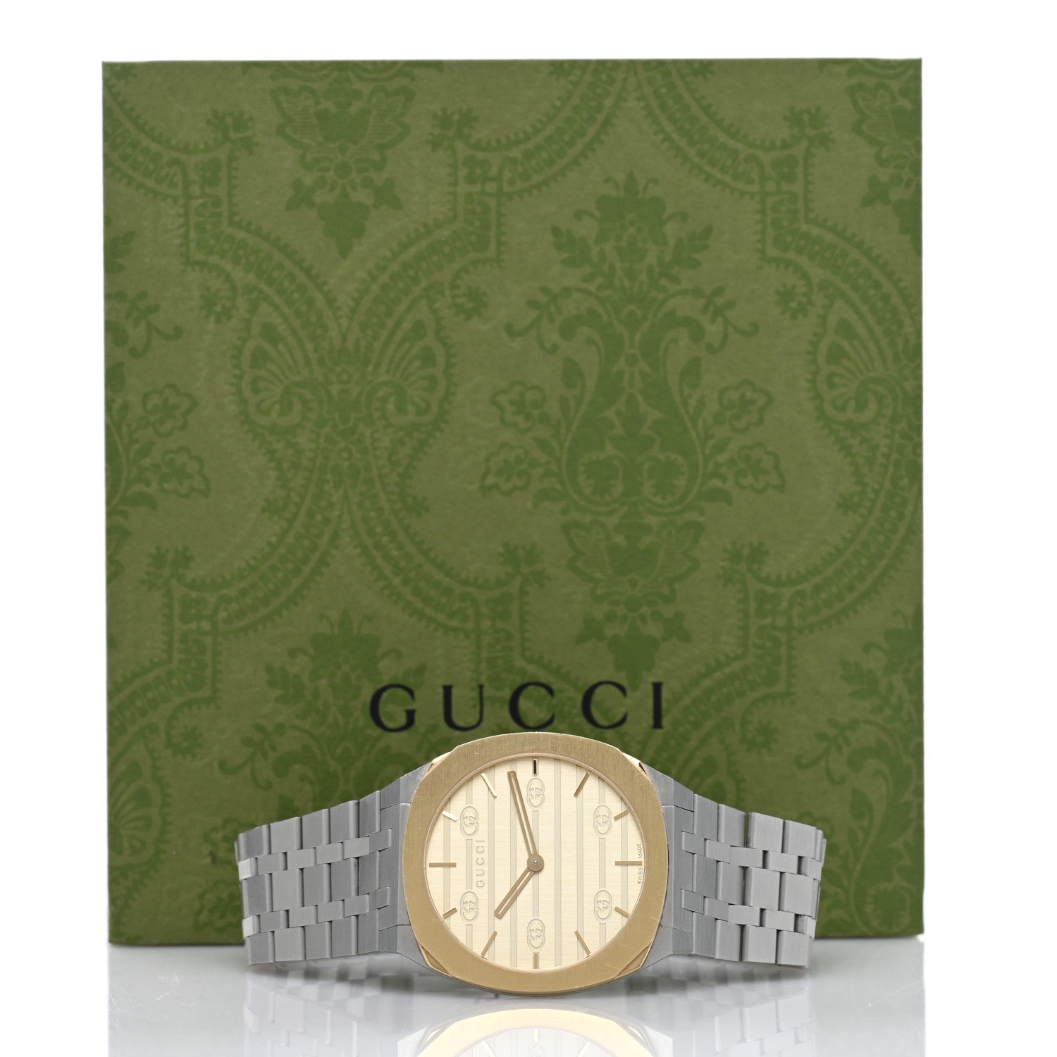 Gucci Stainless Steel 34mm 25H Quartz Watch Gold 5 of 5