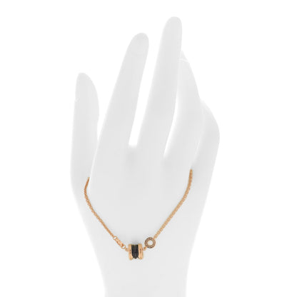 Bulgari 18K Rose Gold Black Ceramic B.Zero1 Bracelet 2 of 7
