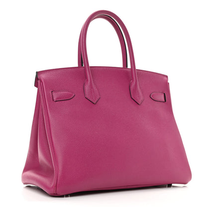 Hermes Epsom Birkin 30 Rose Pourpre 2 of 11