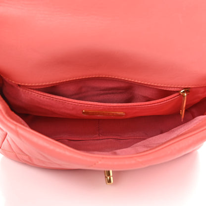 Chanel Goatskin Quilted Medium Chanel 19 Flap Pink 4 of 8